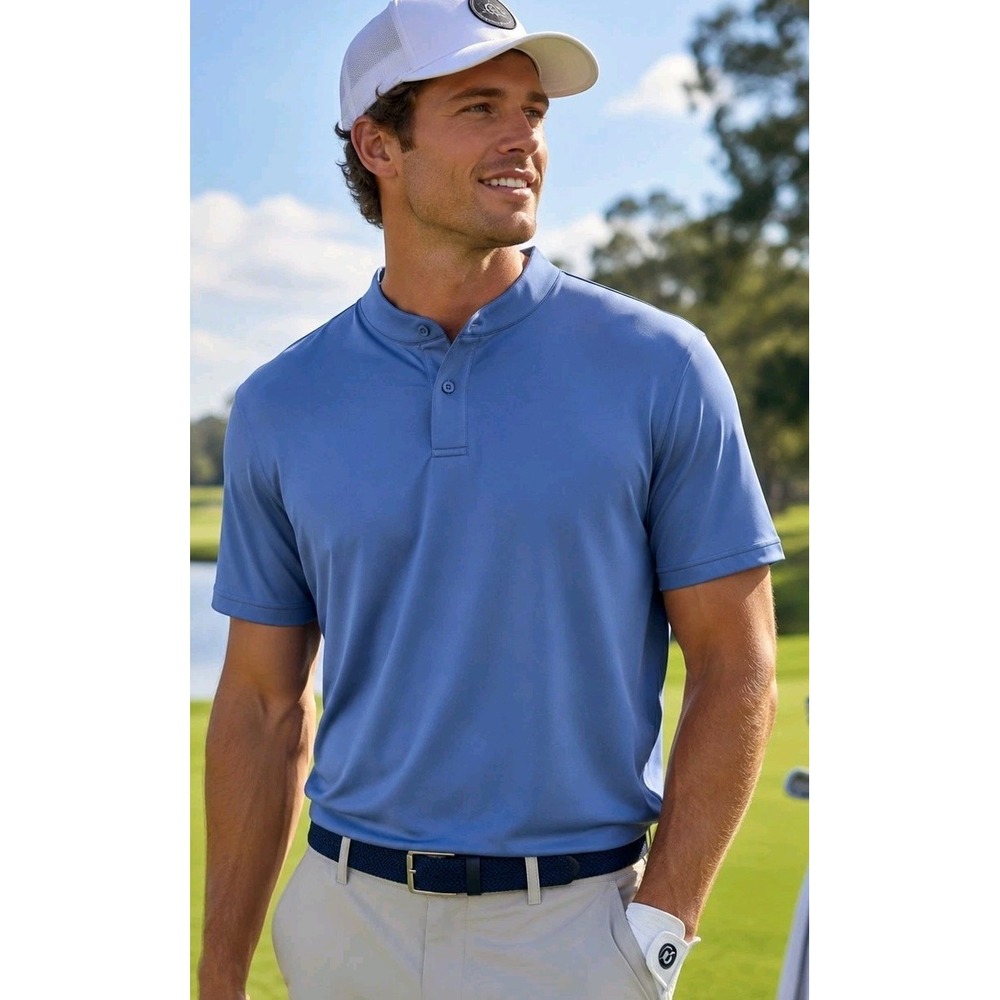 NWT Mantra Men's Catalyst Macaw XL Polo Golf Performance Quiet Luxury Shirt